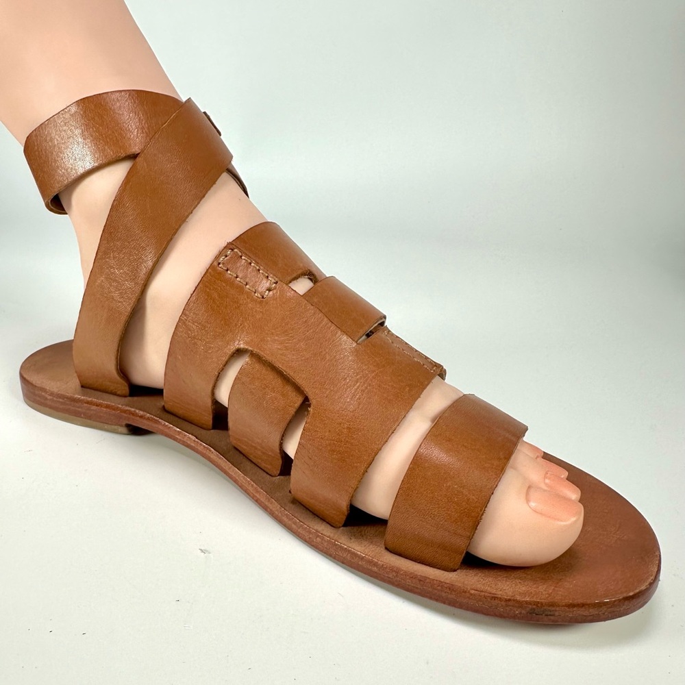 Kelsie Daggar Women’s Cut Out Sandals Brooklyn Ankle Strap Wrap - Picture 4 of 13